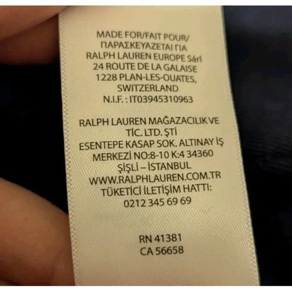 Ralph Lauren Toddler Baby‎ Kids Ski Hoodie Sweatshirt Jacket USA Blue Size 24M